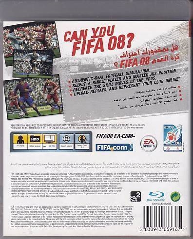 FIFA 08 - PS3 - (B Grade) (Genbrug)